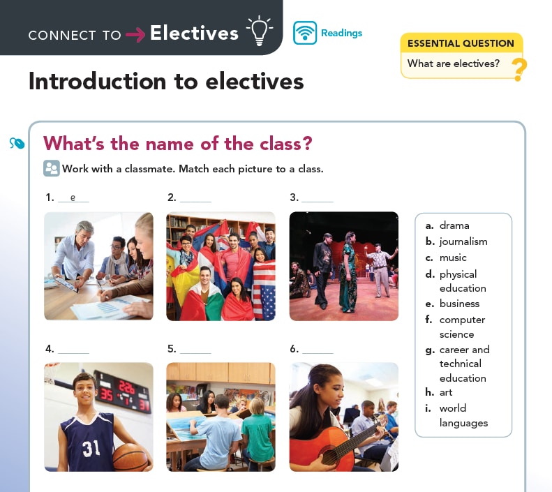 Connect to Electives